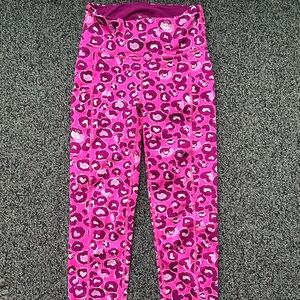 Lilly Pulitzer Pink Leopard Luxletic Leggings XS